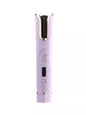 Dark gray automatic rotating ceramic hair curling iron from Trendsi, showcasing its sleek design and rotating barrel for easy styling.