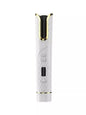 Dark gray automatic rotating ceramic hair curling iron by Trendsi, showcasing the sleek, one-size design with rotating barrel for curls.