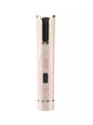 Dark gray automatic rotating ceramic hair curling iron by Trendsi, featuring a sleek design for effortless curling at home.