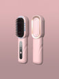 Dark gray Trendsi fast heating straightening comb with sleek design, ideal for quick, efficient hair styling.