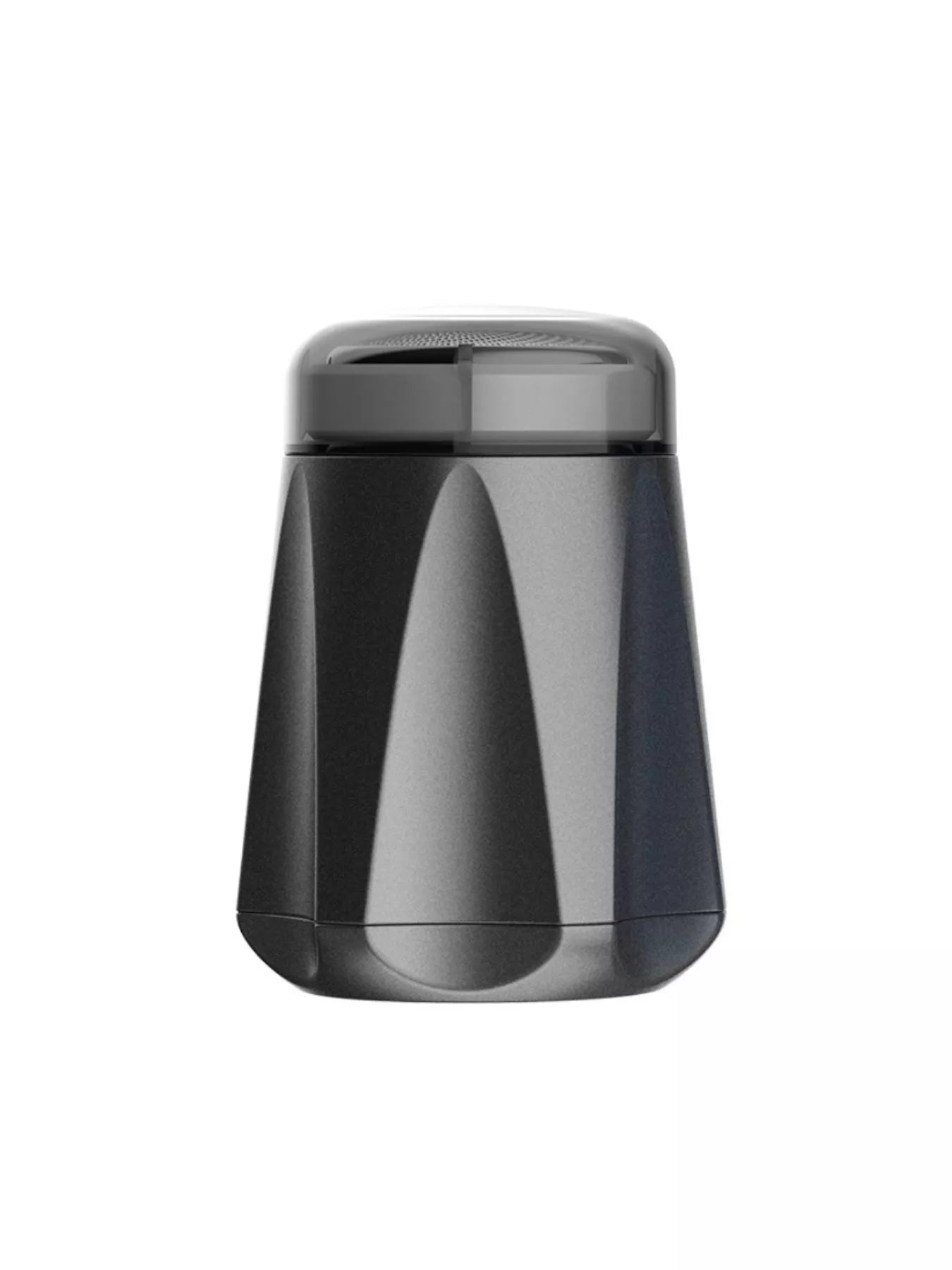 Dark gray portable mini electric shaver by Trendsi, compact design for easy grooming on the go.