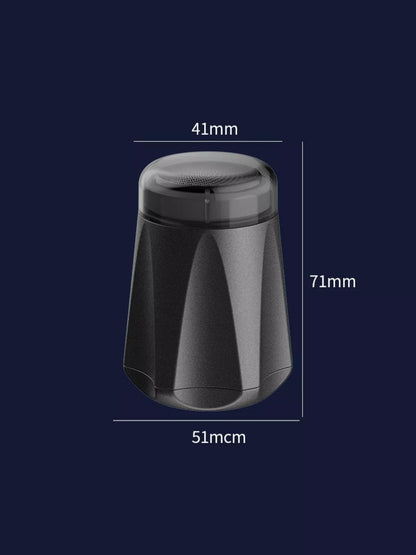 Dark gray portable mini electric shaver by Trendsi, compact design ideal for on-the-go grooming.