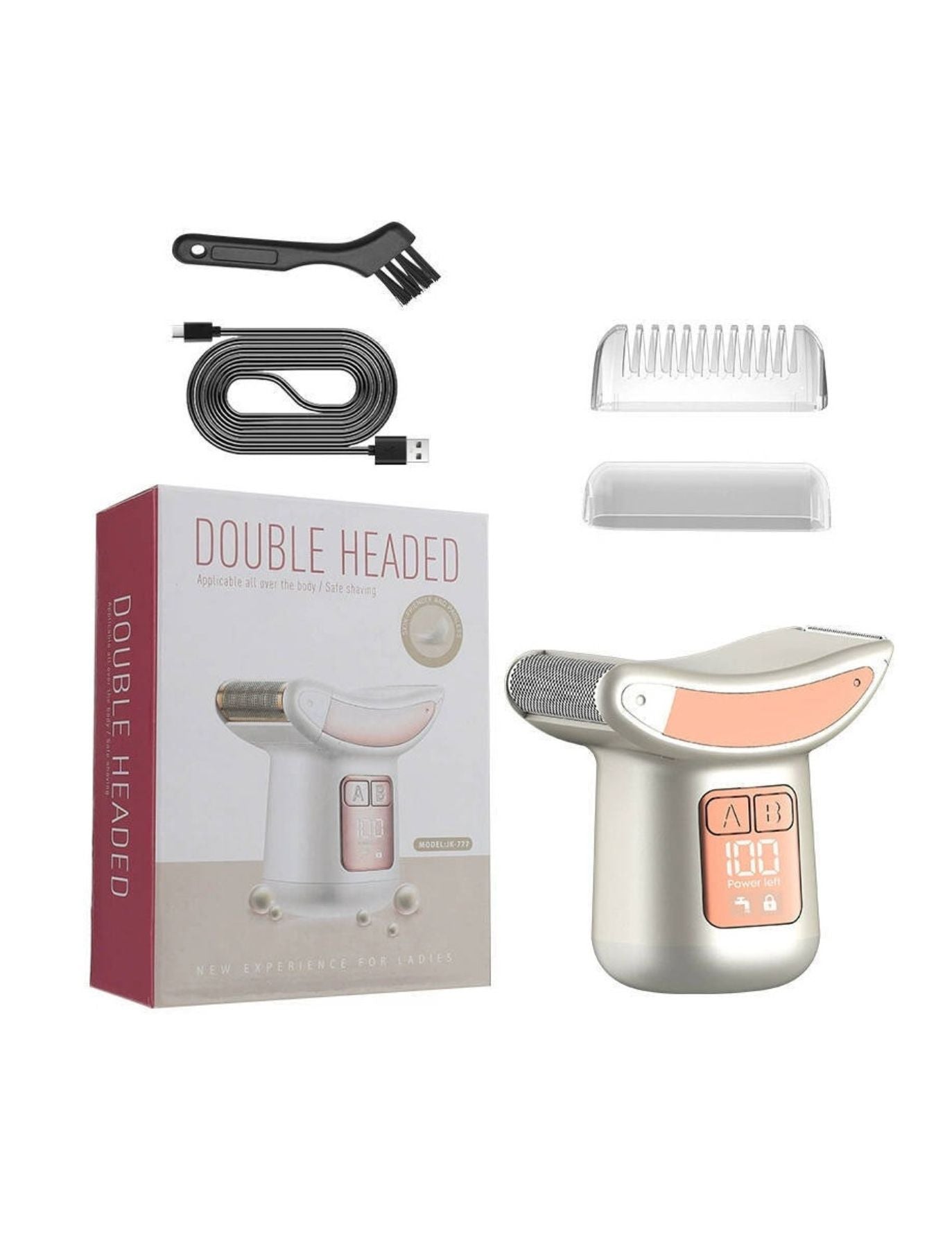 Dark gray portable electric shaver by Trendsi with a compact design, suitable for easy grooming and travel use.