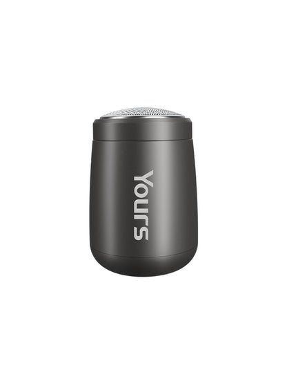 Dark gray portable mini electric shaver by Trendsi, compact design ideal for travel and quick grooming.