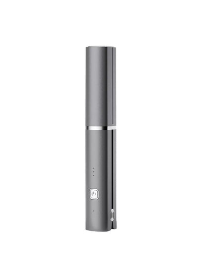 Dark gray portable rechargeable hair straightener by Trendsi, compact and lightweight for easy styling on the go.