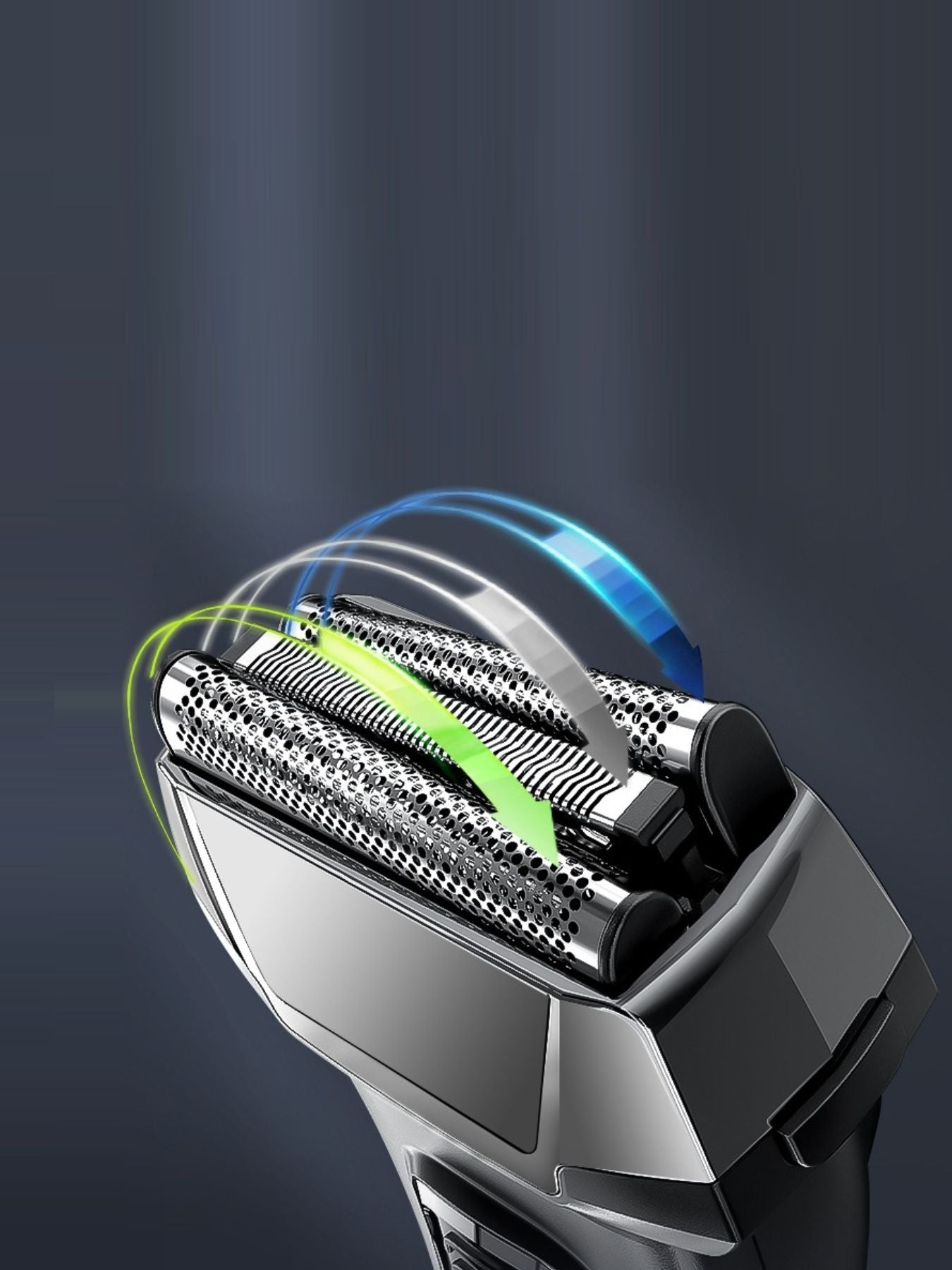 Dark gray Trendsi rechargeable electric shaver with a sleek design, suitable for men's grooming and personal care.