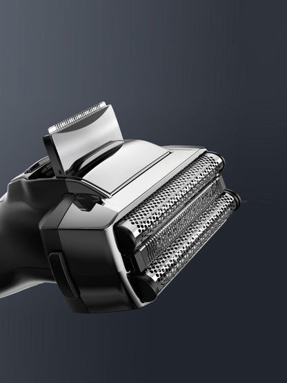 Dark gray Trendsi rechargeable electric shaver with a sleek design, suitable for close and comfortable grooming.