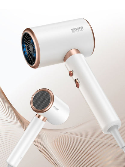 Dark green negative ion hair dryer with European plug from Trendsi, showcasing its compact design and advanced ionic technology.