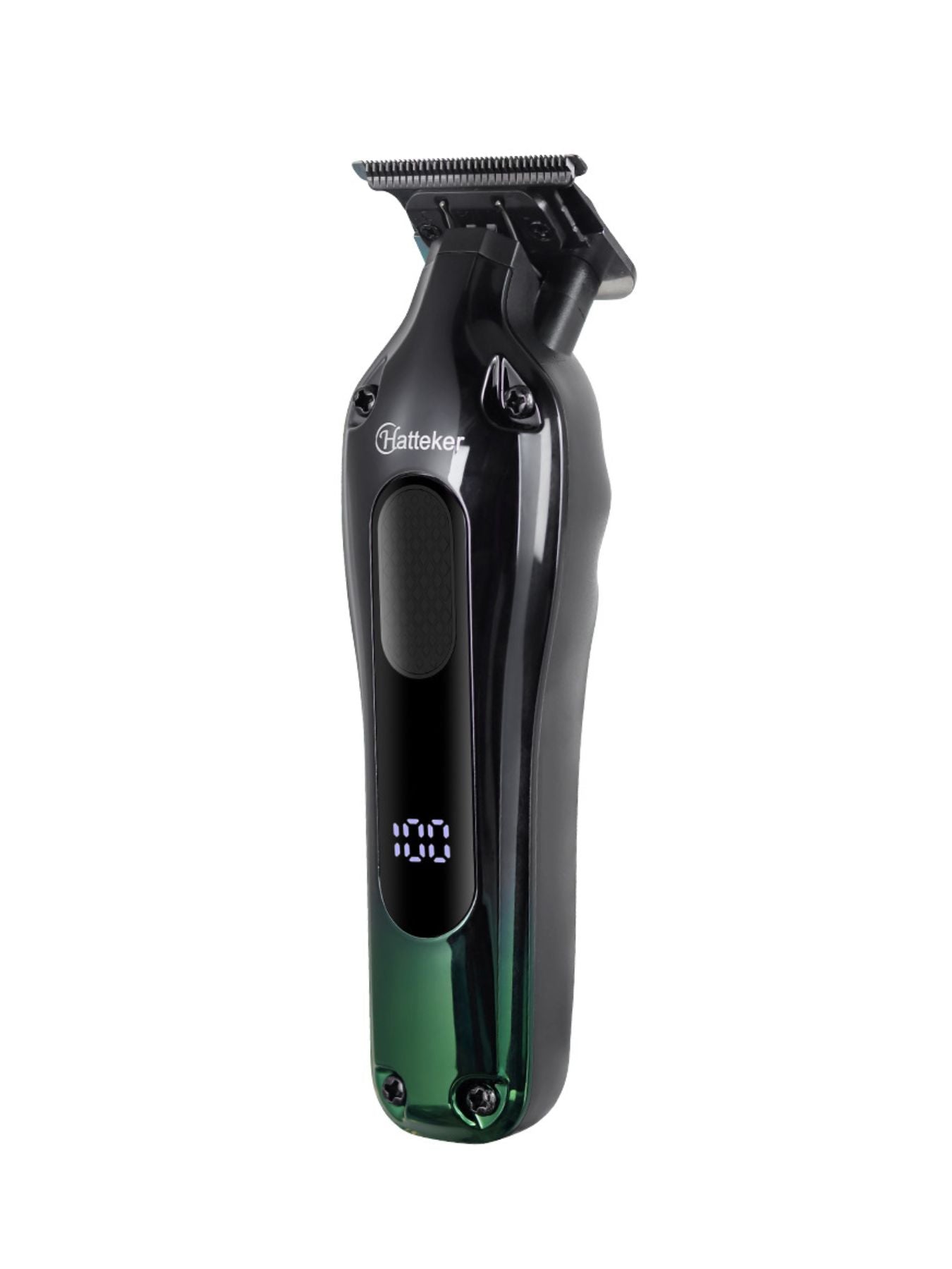 Dark green Trendsi portable cordless hair clipper with adjustable blades and ergonomic design for easy use.