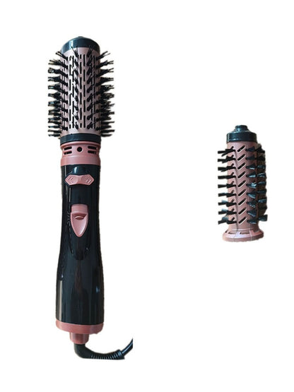 Deep red Trendsi Negative Ion Hot Air Brush with North American plug for smooth, shiny hair styling.