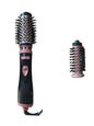 Deep red Trendsi Negative Ion Hot Air Brush with North American plug for smooth, shiny hair styling.