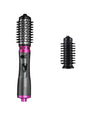 Deep red Trendsi Negative Ion Hot Air Brush with North American plug, showcasing its ergonomic design and ionic technology.