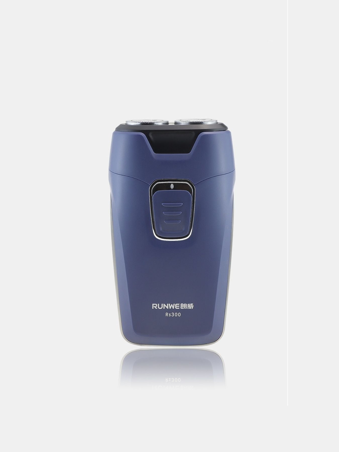 Dusty blue portable electric shaver by Trendsi with a compact design for easy grooming on the go.
