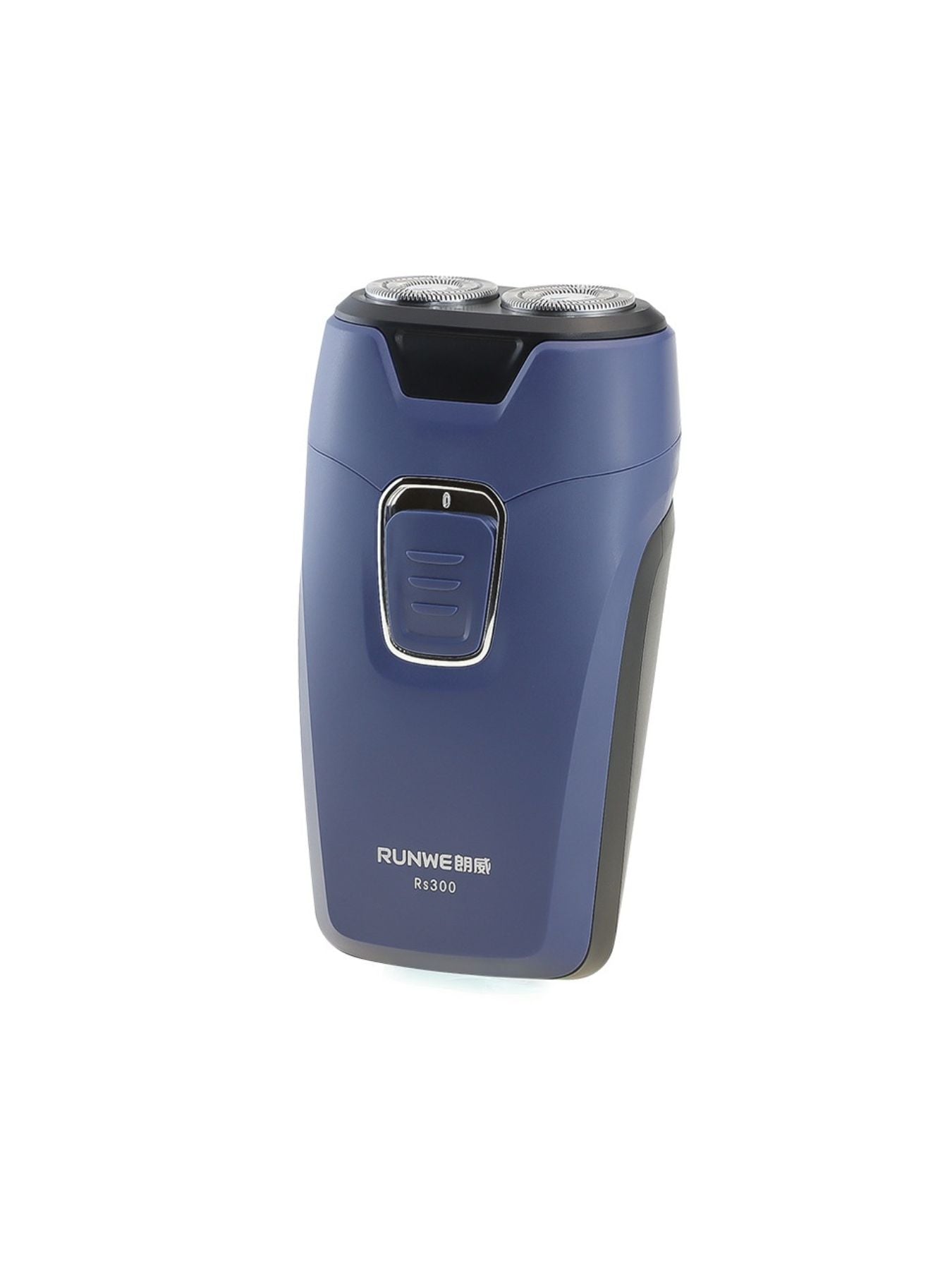 Dusty blue portable electric shaver by Trendsi with compact design and ergonomic grip, ideal for quick grooming.