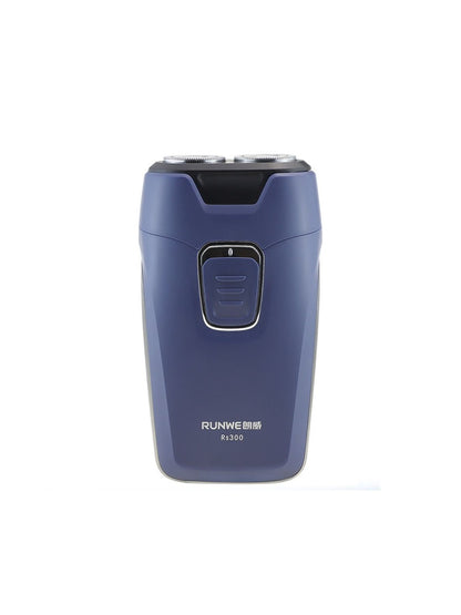 Dusty blue portable electric shaver by Trendsi, compact design with a sleek look, ideal for on-the-go grooming.