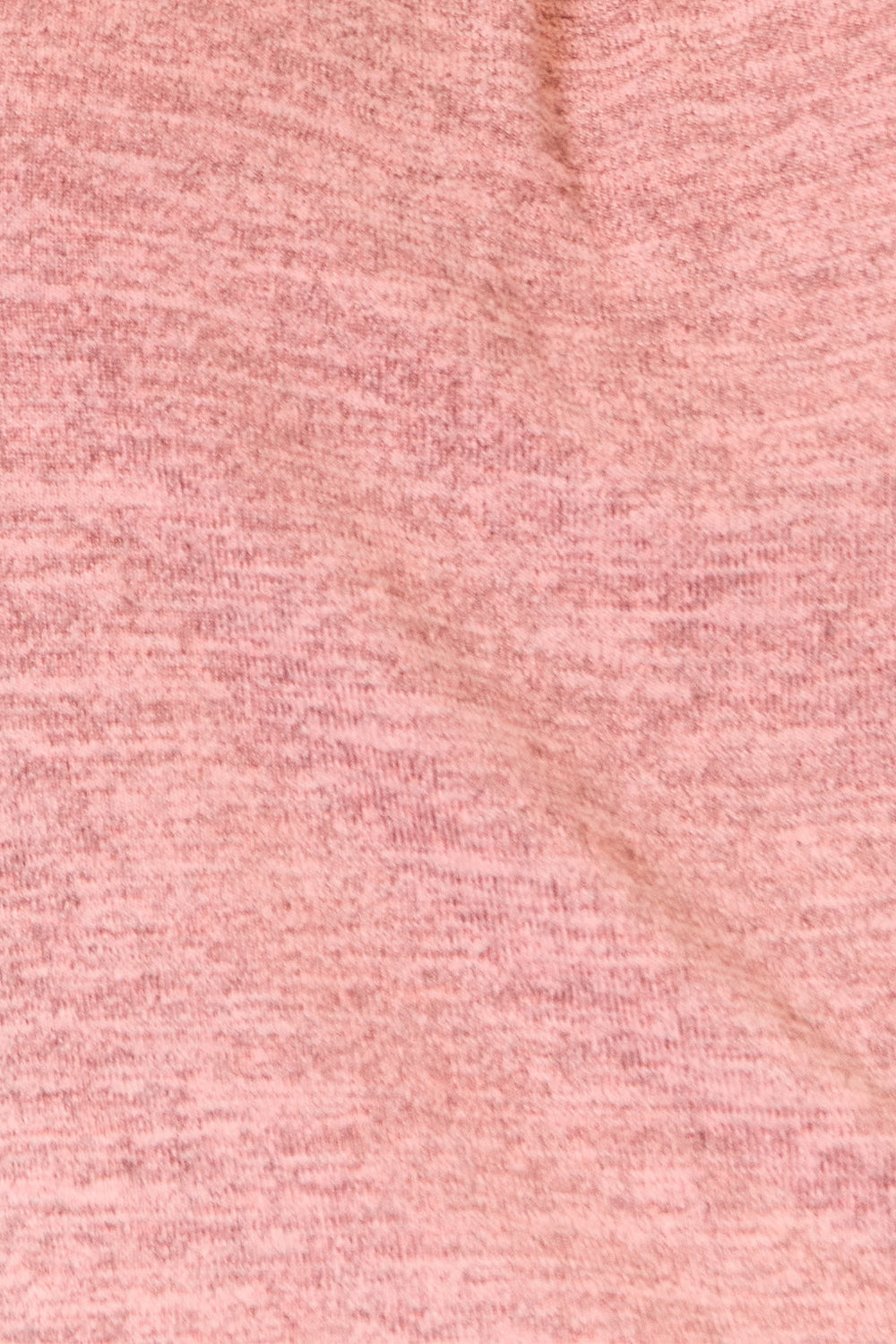 Dusty pink long sleeve T-shirt with a square neckline and ruffle shoulder detail from Trendsi, stylish and comfortable for casual wear.