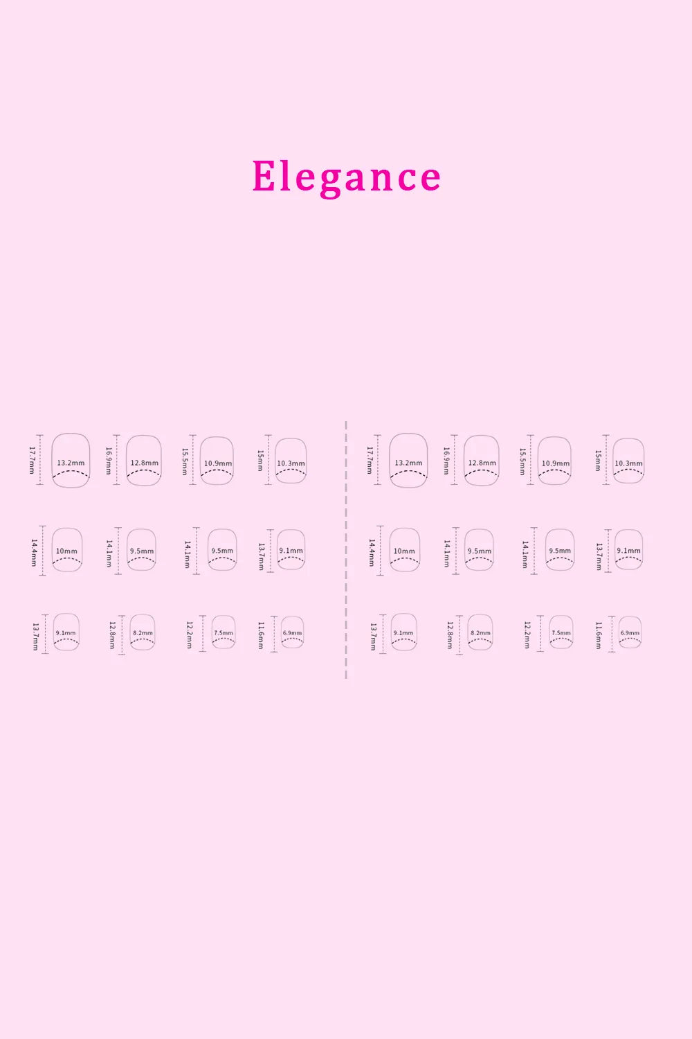 Trendsi SO PINK BEAUTY press-on nails in two packs, elegant pink design, one size, perfect for quick, stylish manicures.