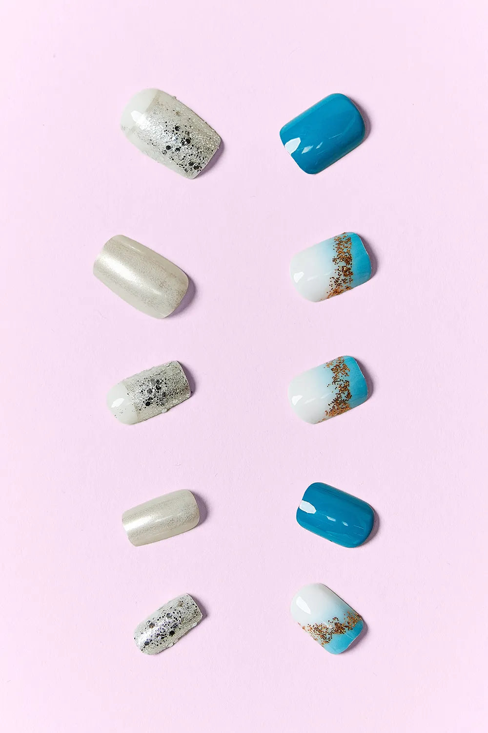 Trendsi SO Pink Beauty press-on nails in two packs, elegant one-size false nails with a soft pink finish for a stylish look.