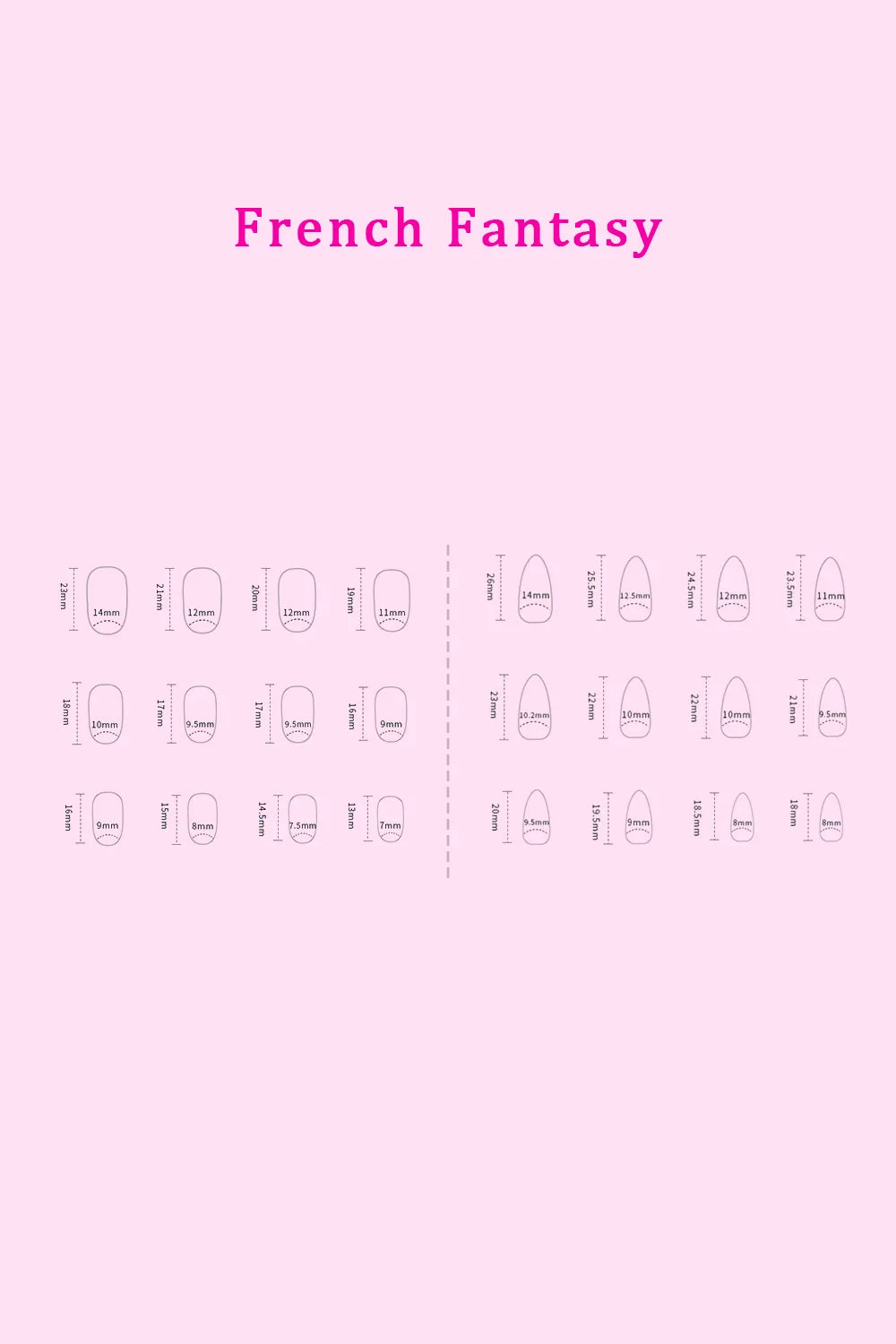 Two packs of Trendsi SO PINK BEAUTY press-on nails with a sleek, elegant pink design for a stylish manicure.