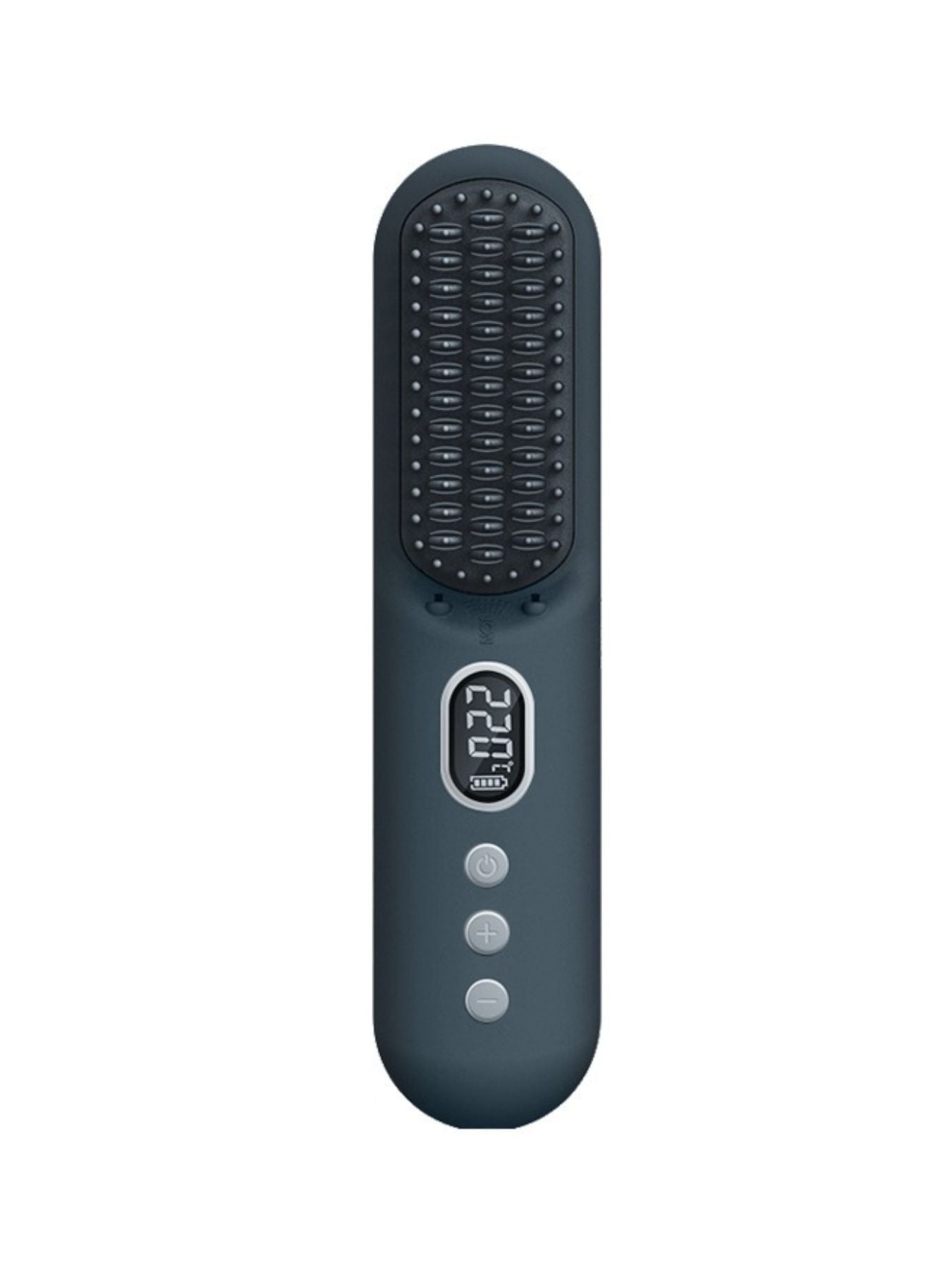 French blue Trendsi fast heating straightening comb with ergonomic handle and sleek design for quick, easy hair styling.
