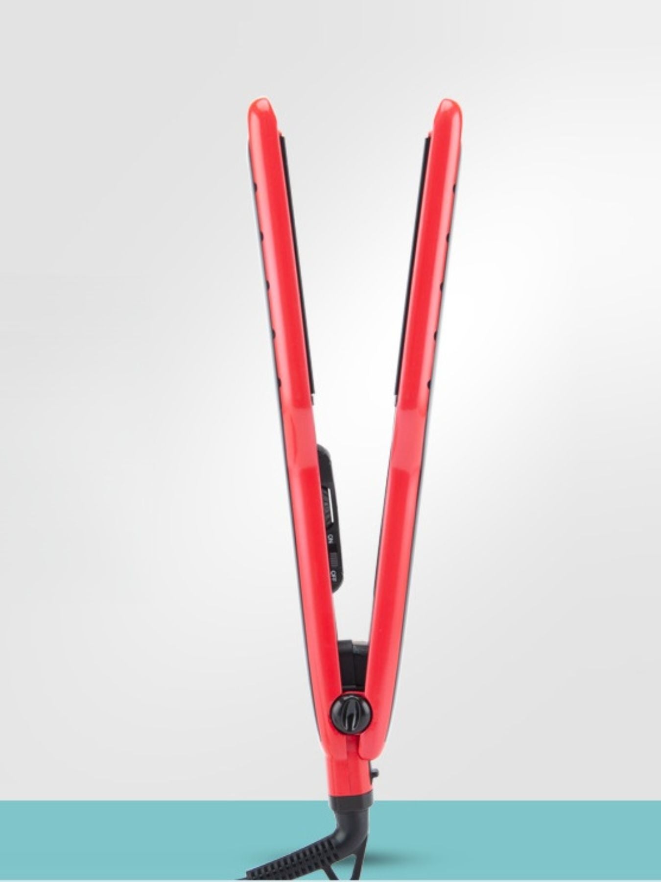 Trendsi gold fast heating hair straightener with sleek design, ceramic plates, and adjustable temperature for salon-quality styling.