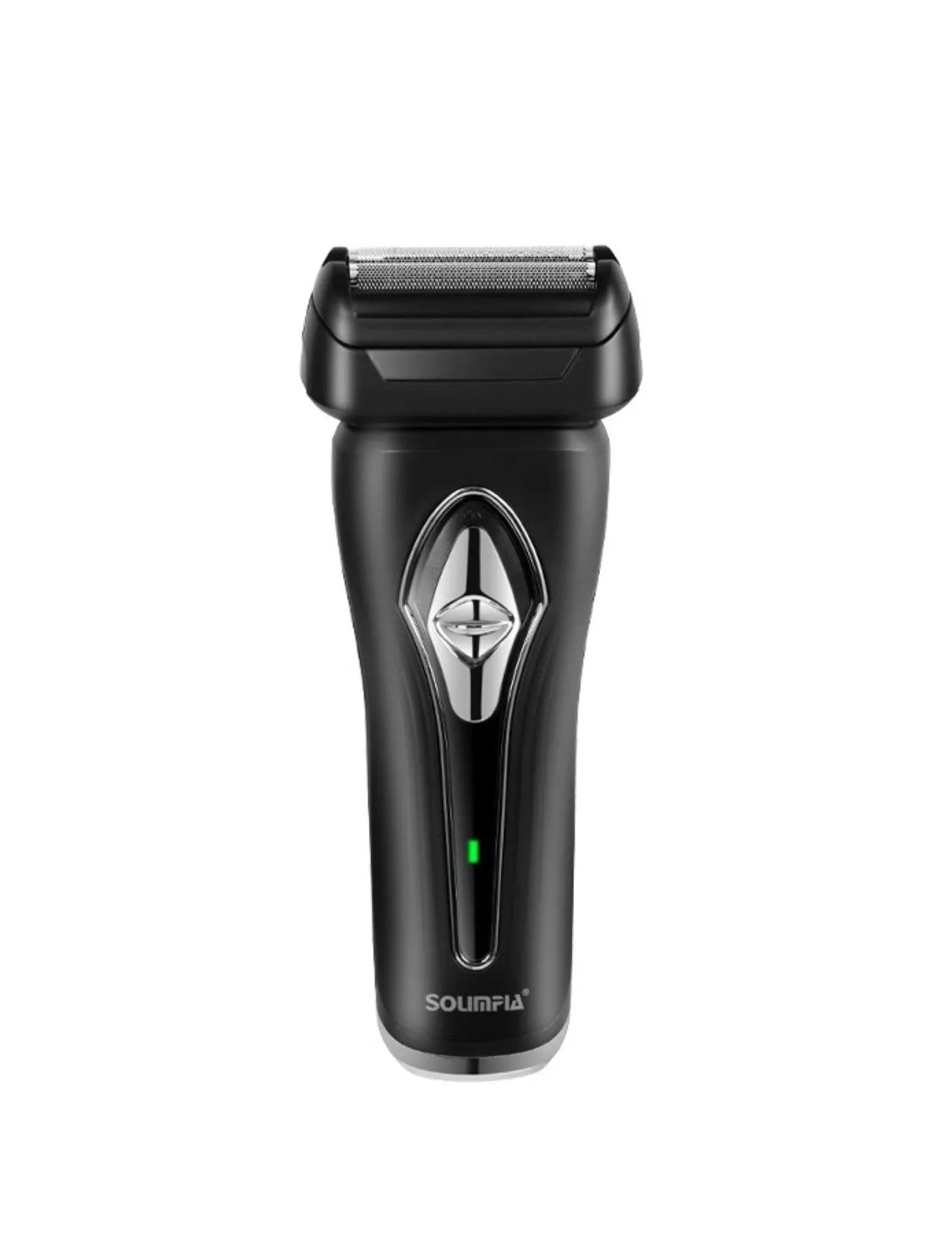 Trendsi gold portable electric shaver with compact design and ergonomic handle, ideal for travel and on-the-go grooming.