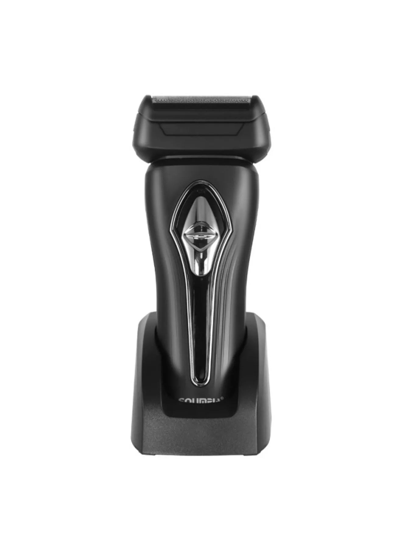 Gold portable electric shaver by Trendsi with a compact design and ergonomic handle for easy grooming.