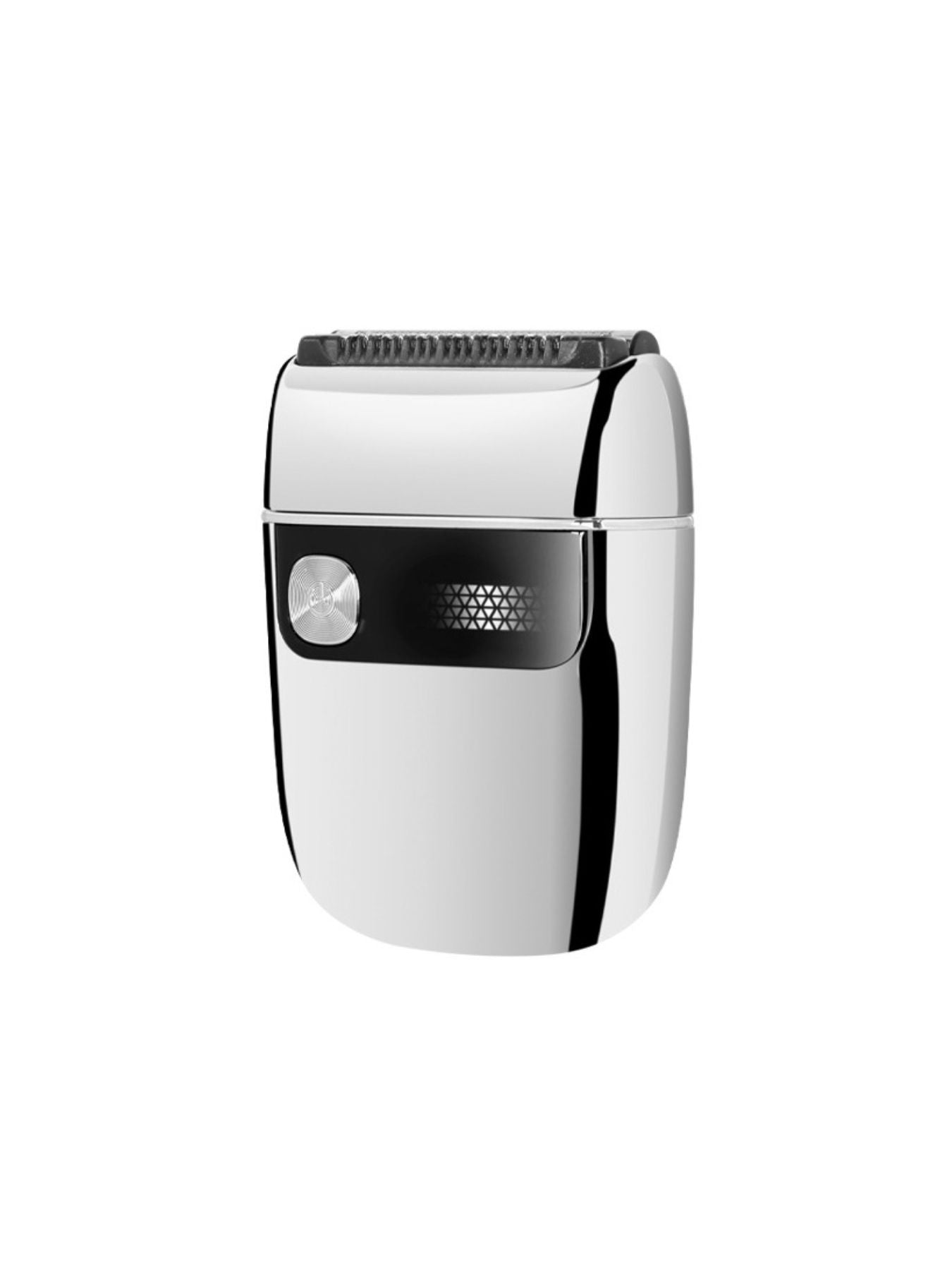 Gold portable mini electric shaver by Trendsi, compact handheld device with a sleek design for grooming on the go.