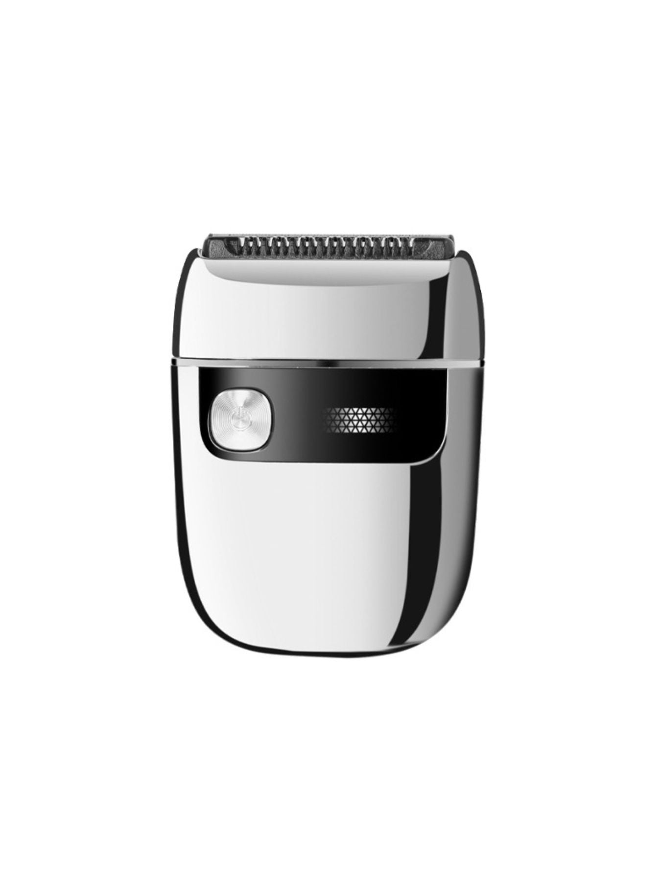 Gold portable mini electric shaver by Trendsi, compact design with a sleek finish, ideal for on-the-go grooming.