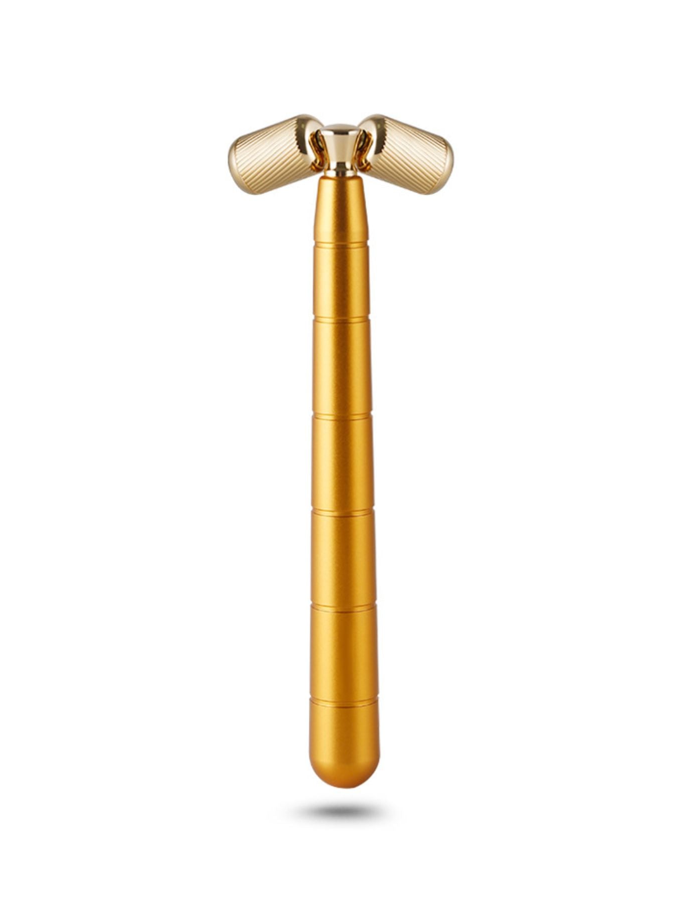 Gold facial massager beauty device by Trendsi, shown in a sleek, modern design for skincare and facial massage.