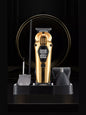Gold portable hair removal trimmer by Trendsi, compact design with precision blades for easy grooming and painless hair removal.
