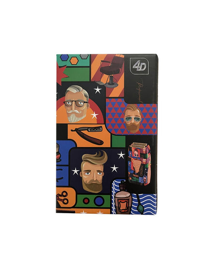 Barber-themed foil shaver with graffiti design, Trendsi brand, showing a close-up of the electric grooming tool with colorful artwork.