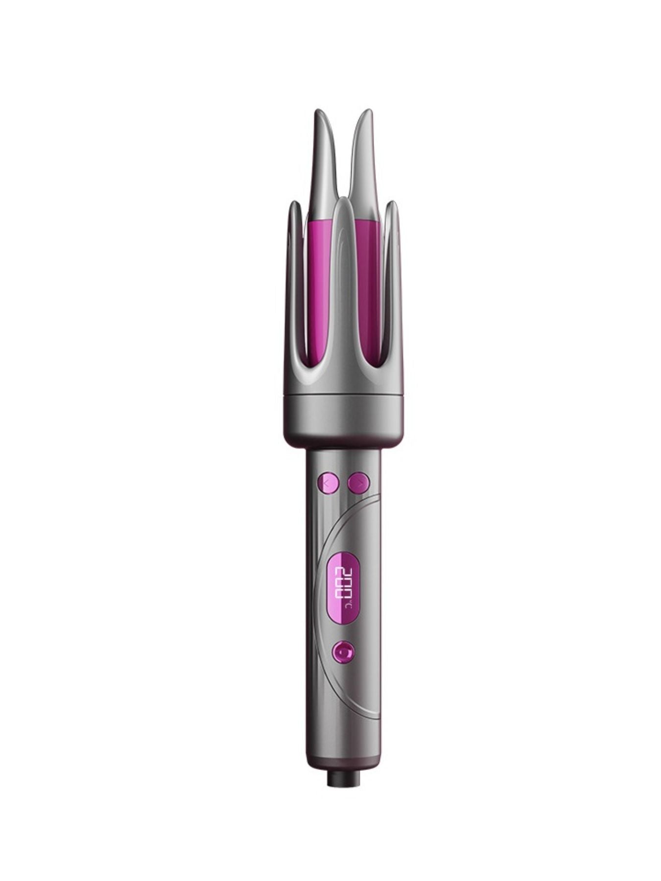 Gray automatic curling iron by Trendsi featuring European plug for effortless, professional-looking curls.