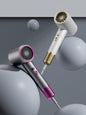 Gray household hair dryer by Trendsi with European plug, fast drying technology, and ergonomic design for quick styling.