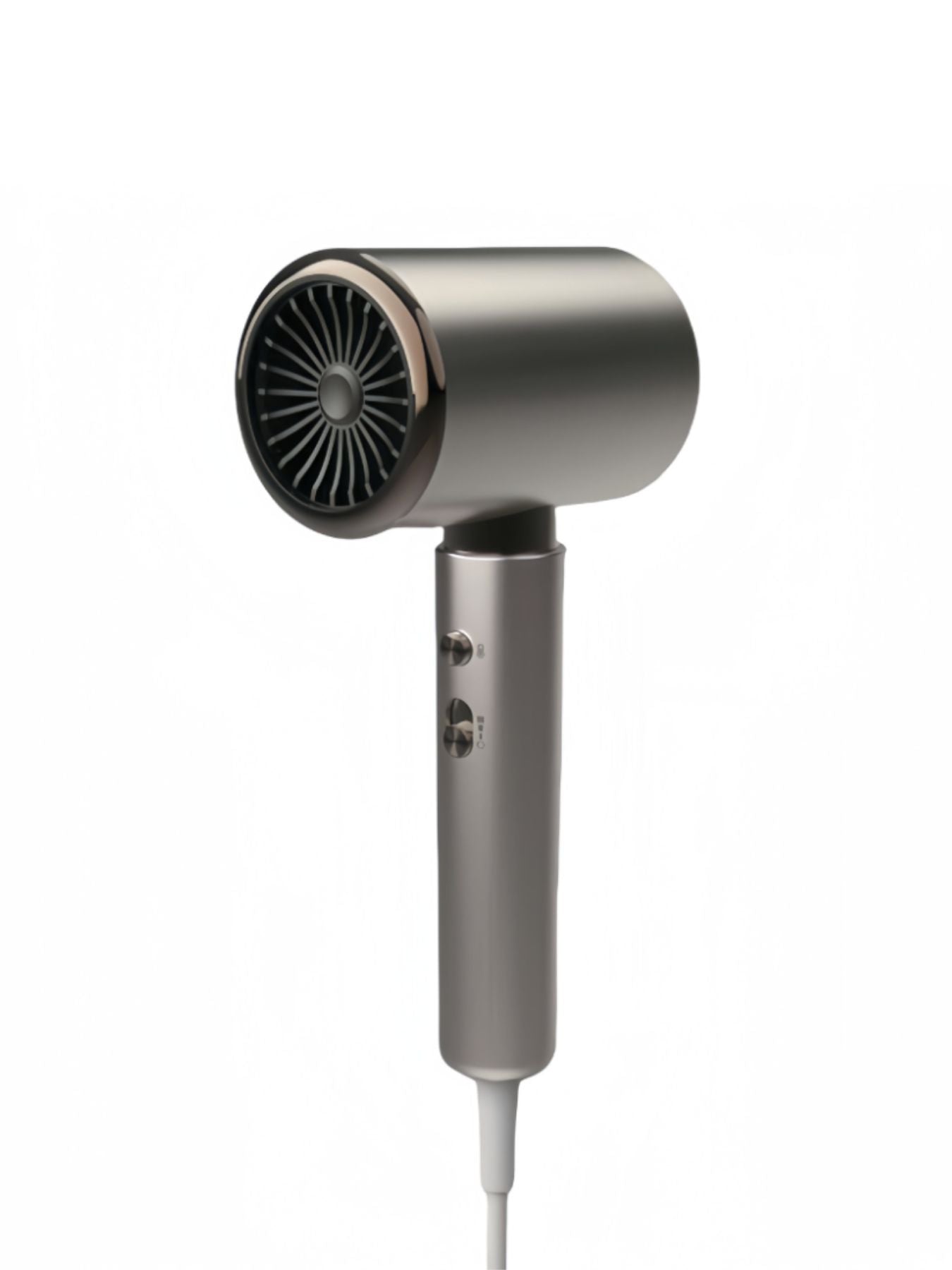 Gray Trendsi Negative Ions High-Speed Hair Dryer with European plug, showcasing sleek design and powerful airflow.