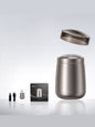 Gray portable mini electric shaver from Trendsi, compact and lightweight design for convenient grooming on the go.