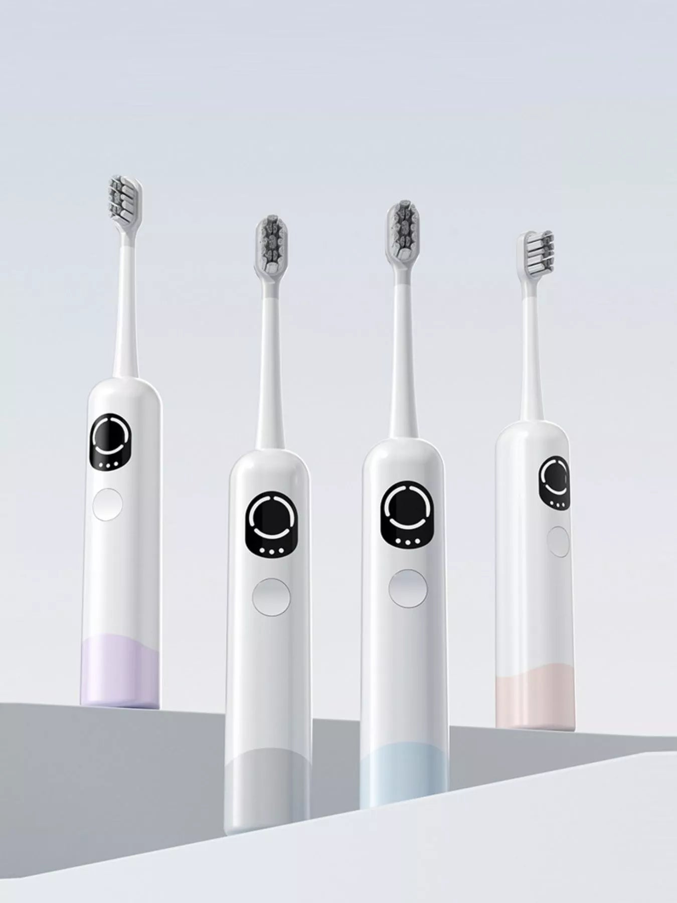 Gray Trendsi smart electric toothbrush with sleek design and multiple brushing modes for effective oral care.