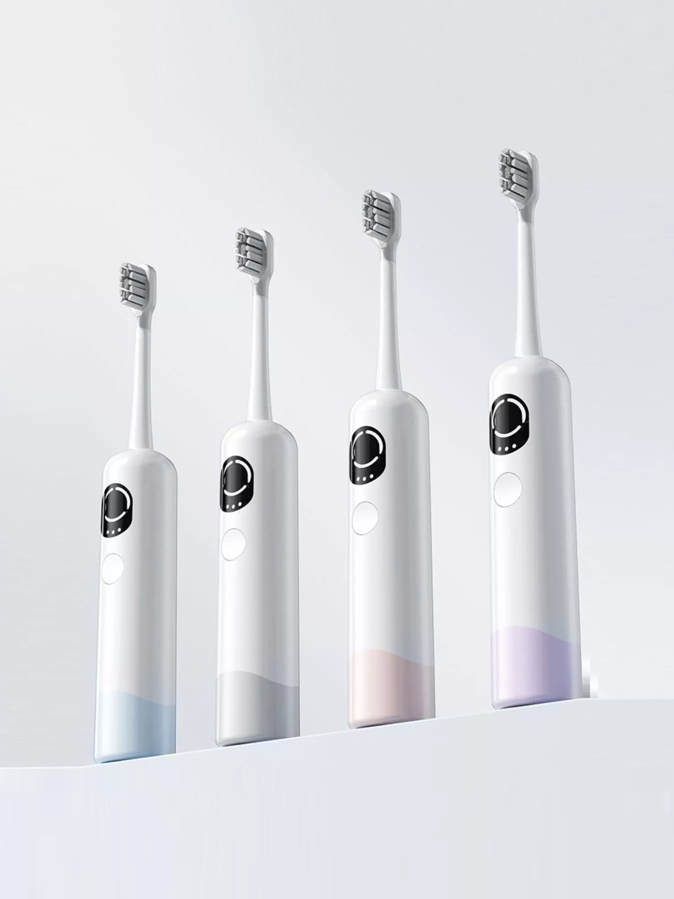 Gray Trendsi smart electric toothbrush with sleek design and multiple brushing modes, suitable for all users.