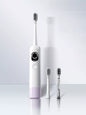 Gray Trendsi Smart Electric Toothbrush with sleek design, featuring multiple brushing modes and a charging base.