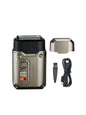 Gray waterproof electric shaver by Trendsi with a sleek design, suitable for wet and dry shaving.
