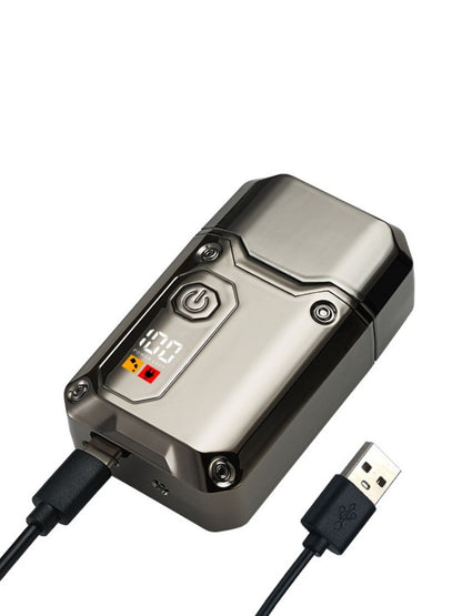 Gray waterproof electric shaver from Trendsi with a sleek design, suitable for wet and dry shaving.