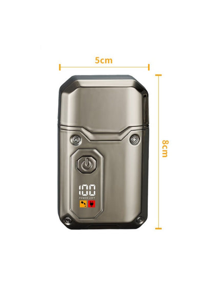 Gray waterproof electric shaver from Trendsi with a sleek design, suitable for wet and dry shaving.