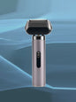 Gray portable foil shaver from Trendsi with a compact design, ideal for quick grooming on the go.