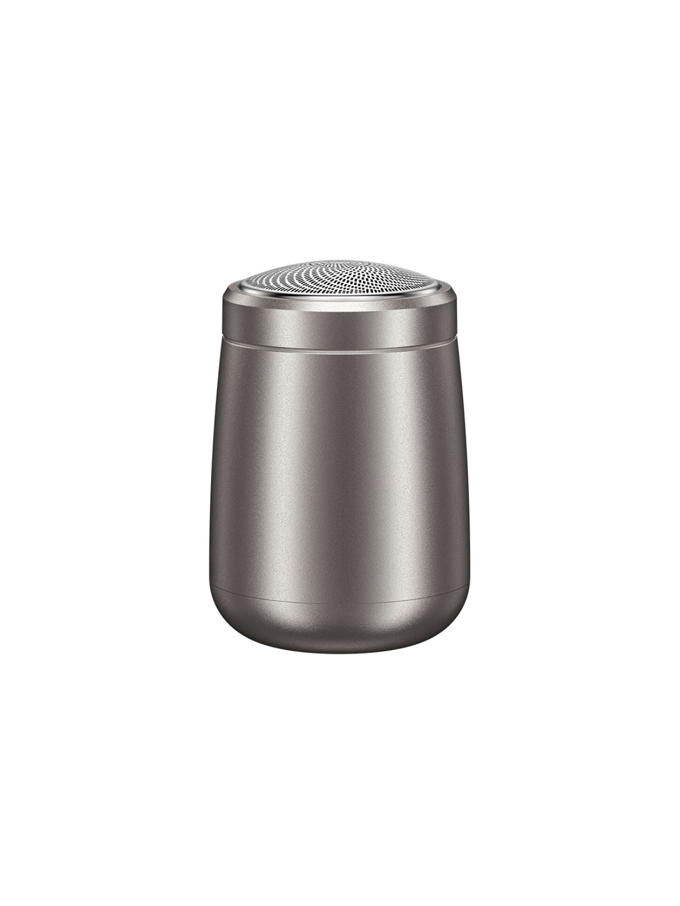 Gray portable mini electric shaver by Trendsi, compact design with a sleek handle for easy grooming on the go.
