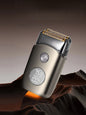 Gray Trendsi Smart Display Electric Shaver with sleek design and multiple blades for a close, comfortable shave.