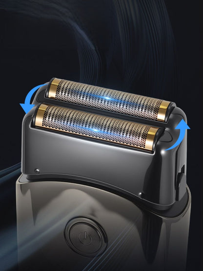 Gray Trendsi Smart Display Electric Shaver with sleek design and digital display for precise grooming.
