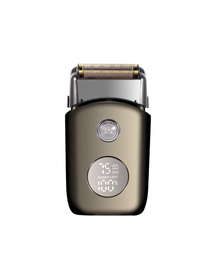Gray Trendsi Smart Display Electric Shaver with ergonomic handle and digital display for precise grooming.