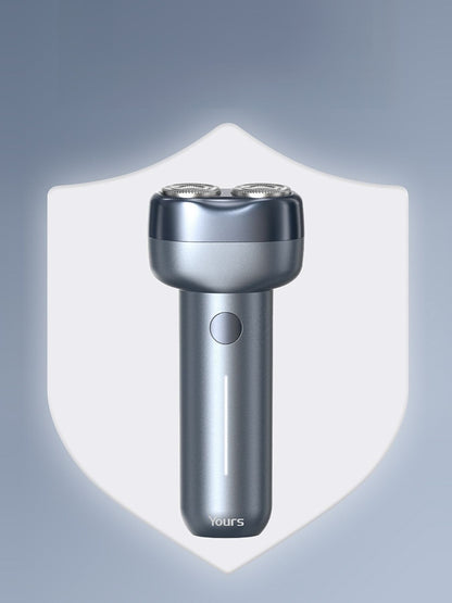 Gray waterproof electric shaver from Trendsi with a sleek design, suitable for wet and dry use.