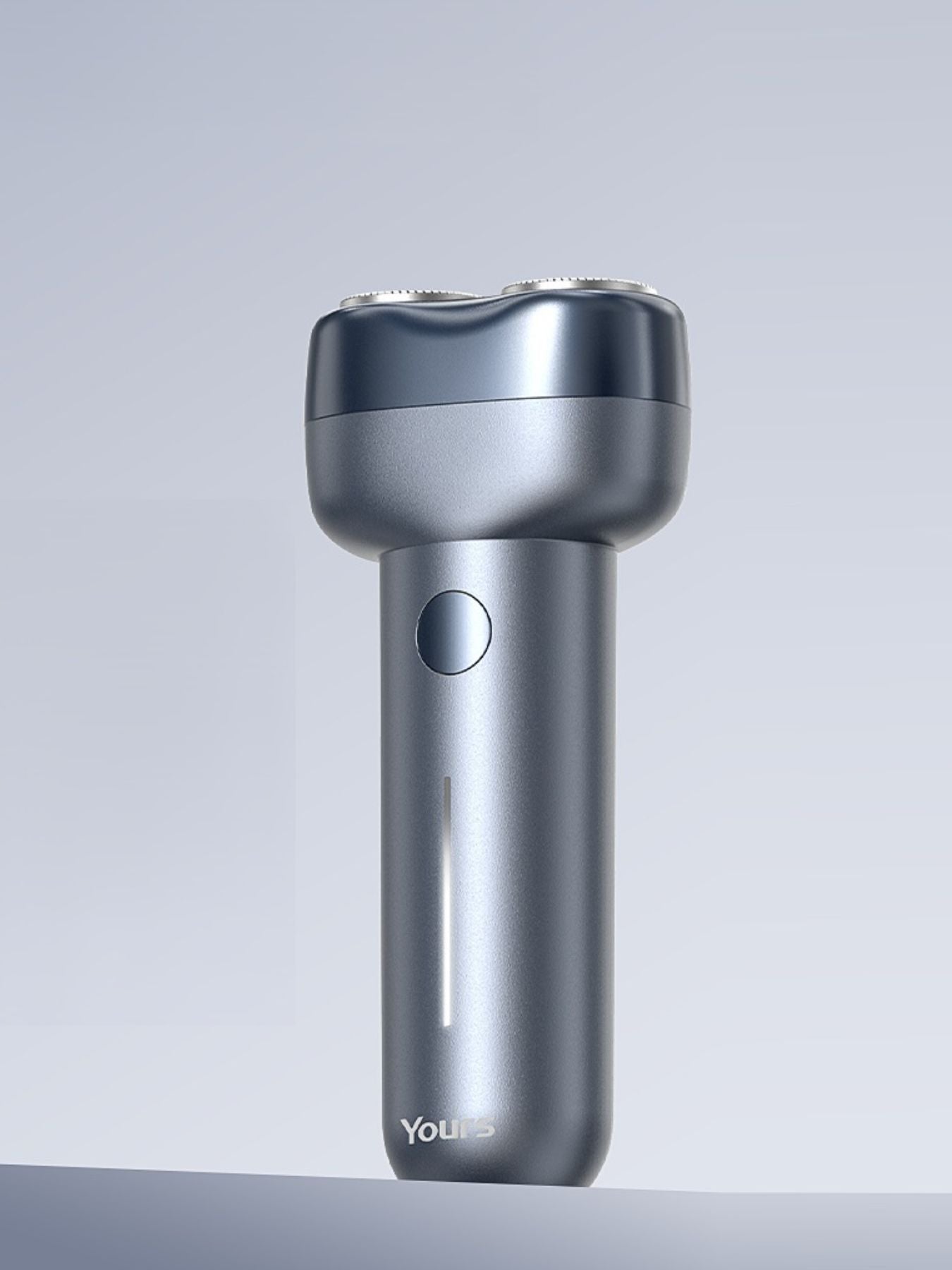 Gray waterproof electric shaver by Trendsi with a sleek design, suitable for wet and dry use, shown on a white background.