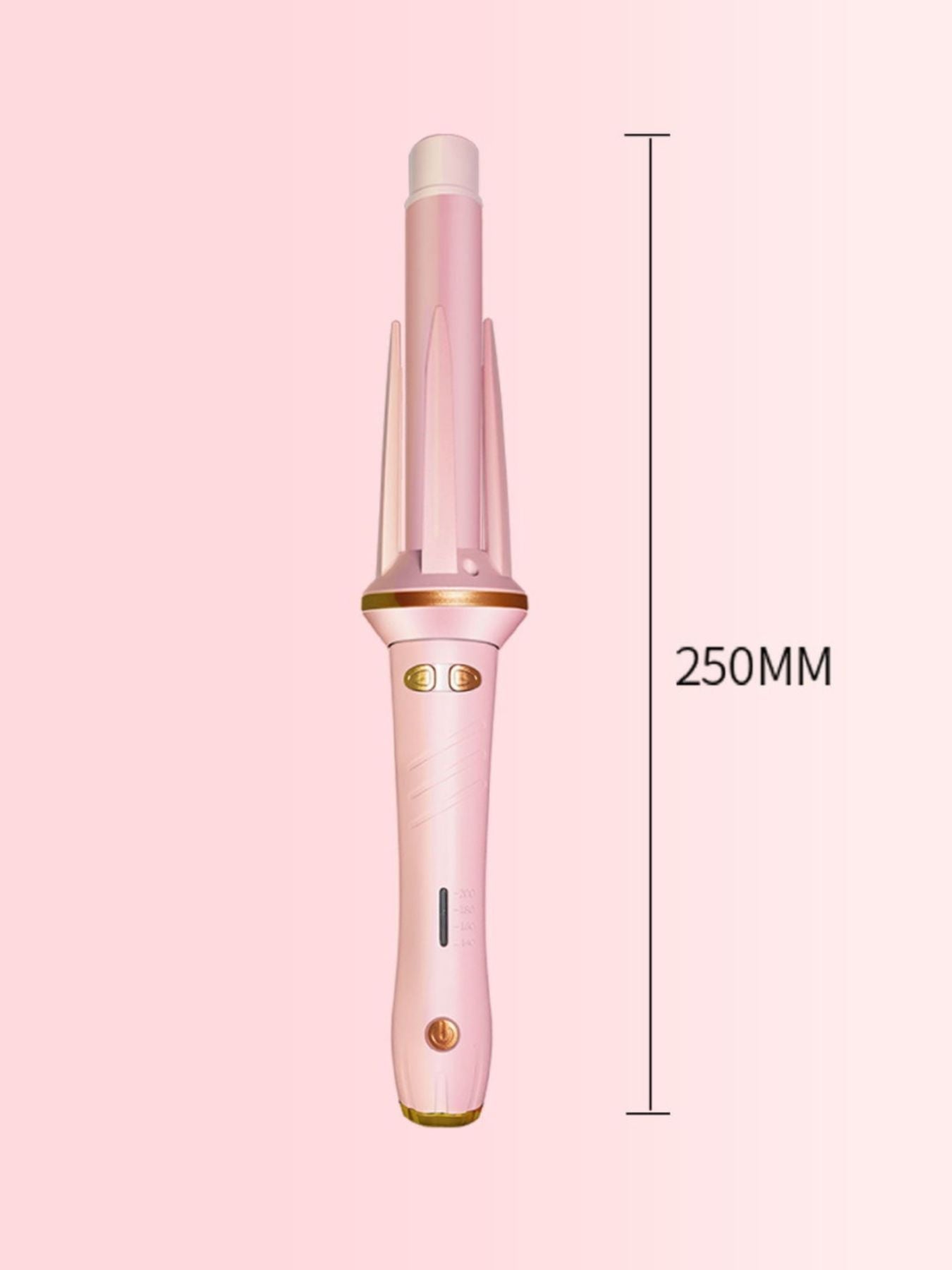 Gray and white adjustable temperature curling iron from Trendsi with North American plug and ergonomic design for versatile styling.